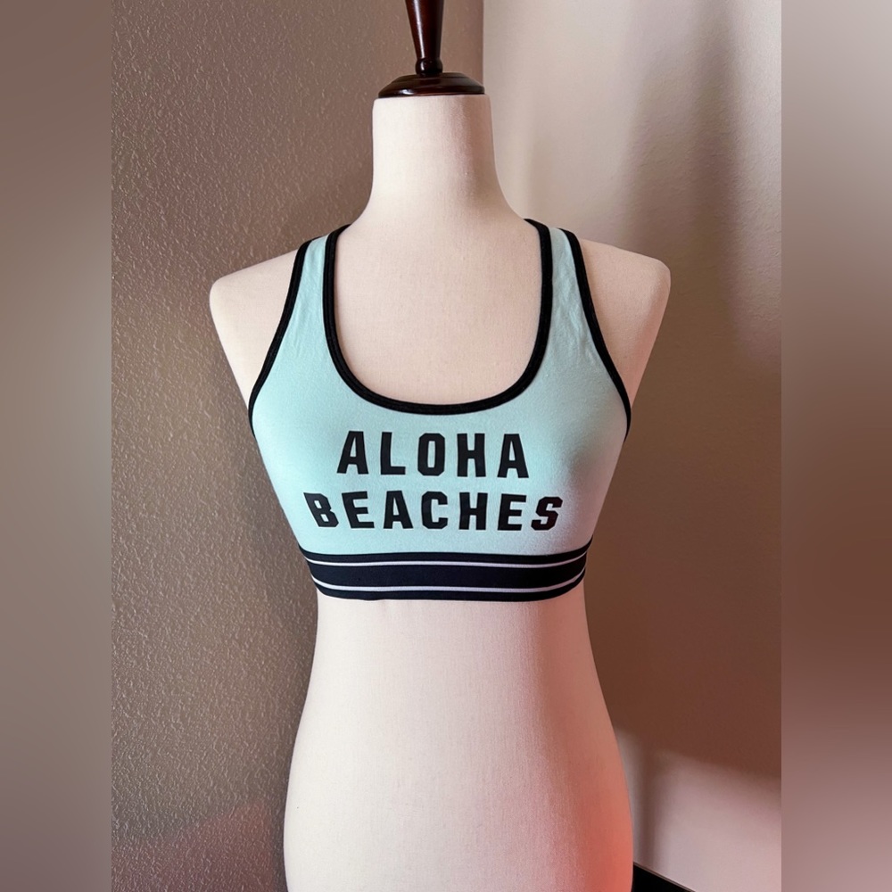 PINK “Aloha Beaches” Cotton Sport Bra